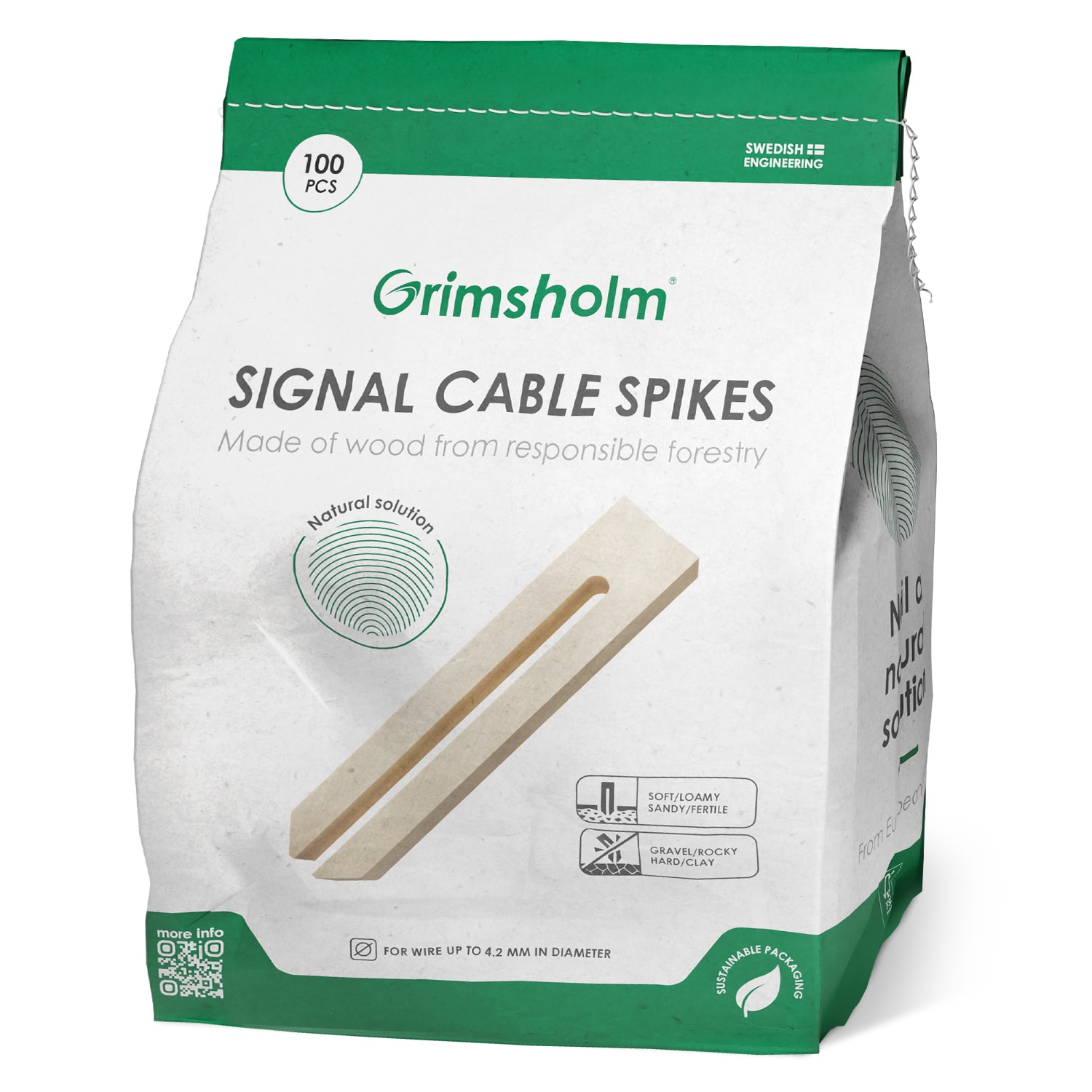 Grimsholm Signaltræspids i Træ