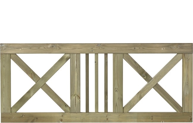 Plus Slot Facadeelement i trykimprægneret180 x 75 cm 921443