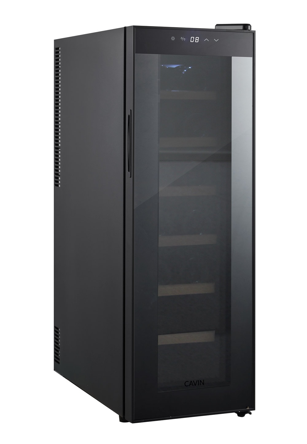 Cavin Northern Collection 14 fristående vinkøleskab sort til 14 flasker