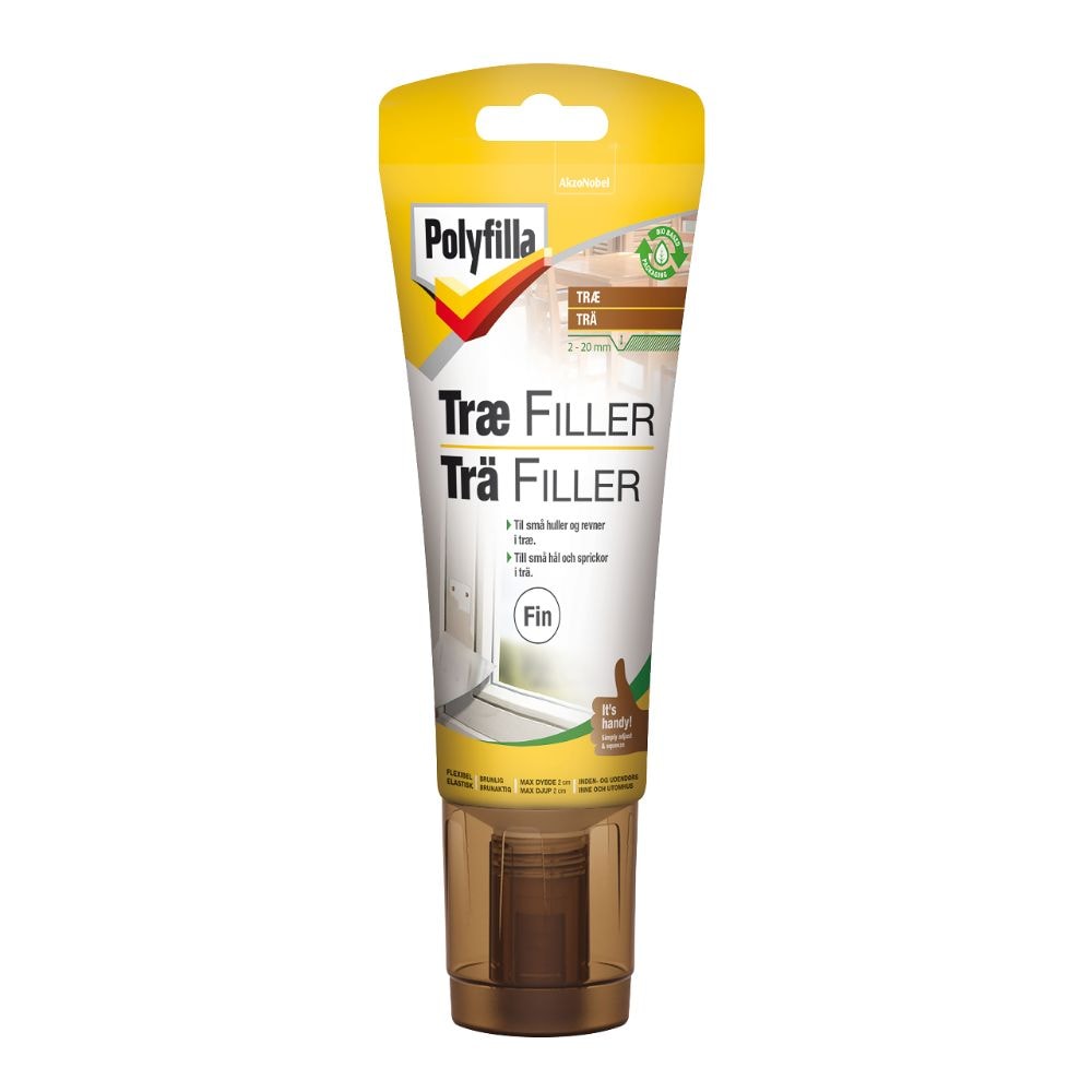 Polyfilla Træflex spartelmasse træfiller fin 330 g