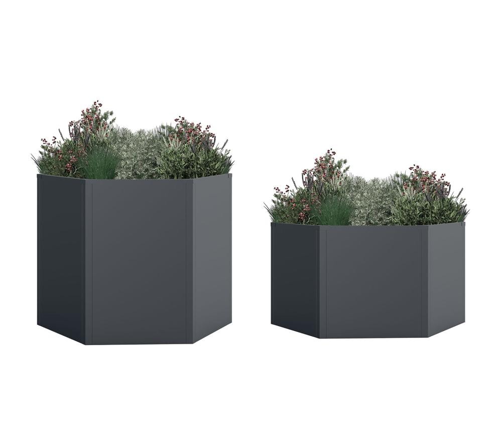 Westmann Varia højbed sæt med 2 dele 100 x 100 x 77 cm / 100 x 100 x 52 cm