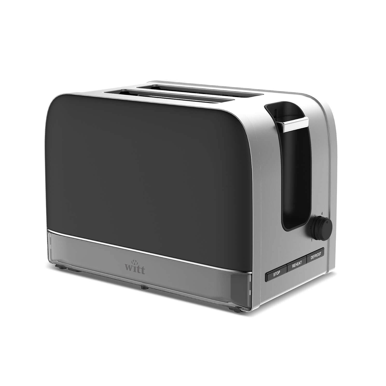 Witt Classic Toaster brødrister hvid 2 skiver 1050W WCT800W