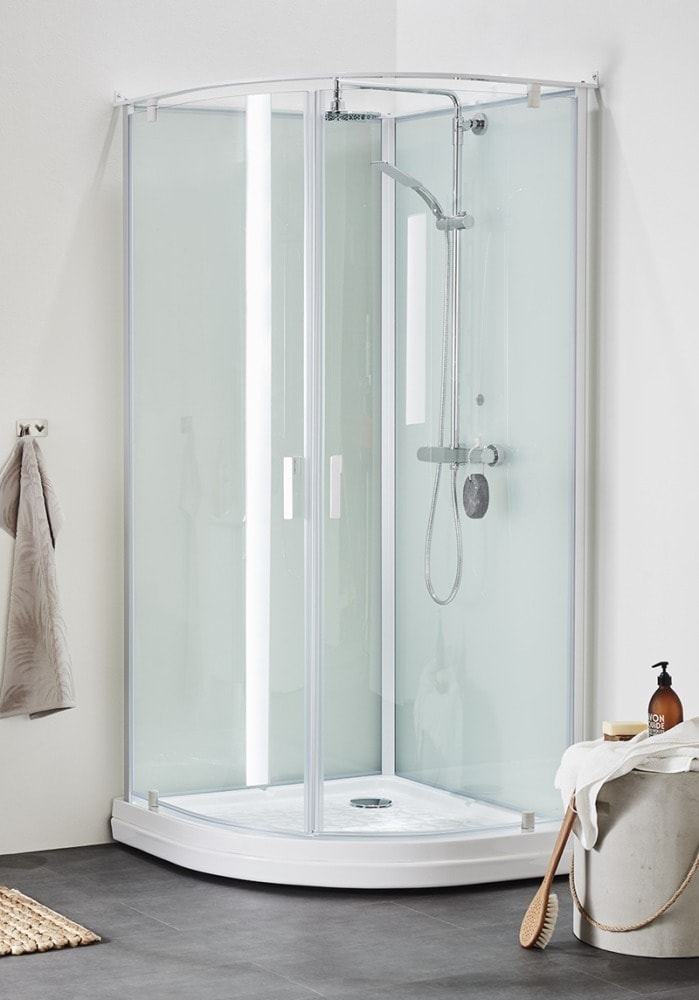 Hafa Breeze Deluxe Round brusekabine 90 x 90 cm