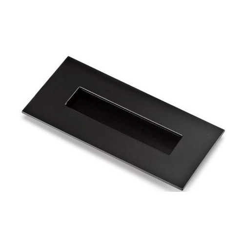 Svalk skydedørsskål rektangulær mat hvid 155x73/124x41 mm