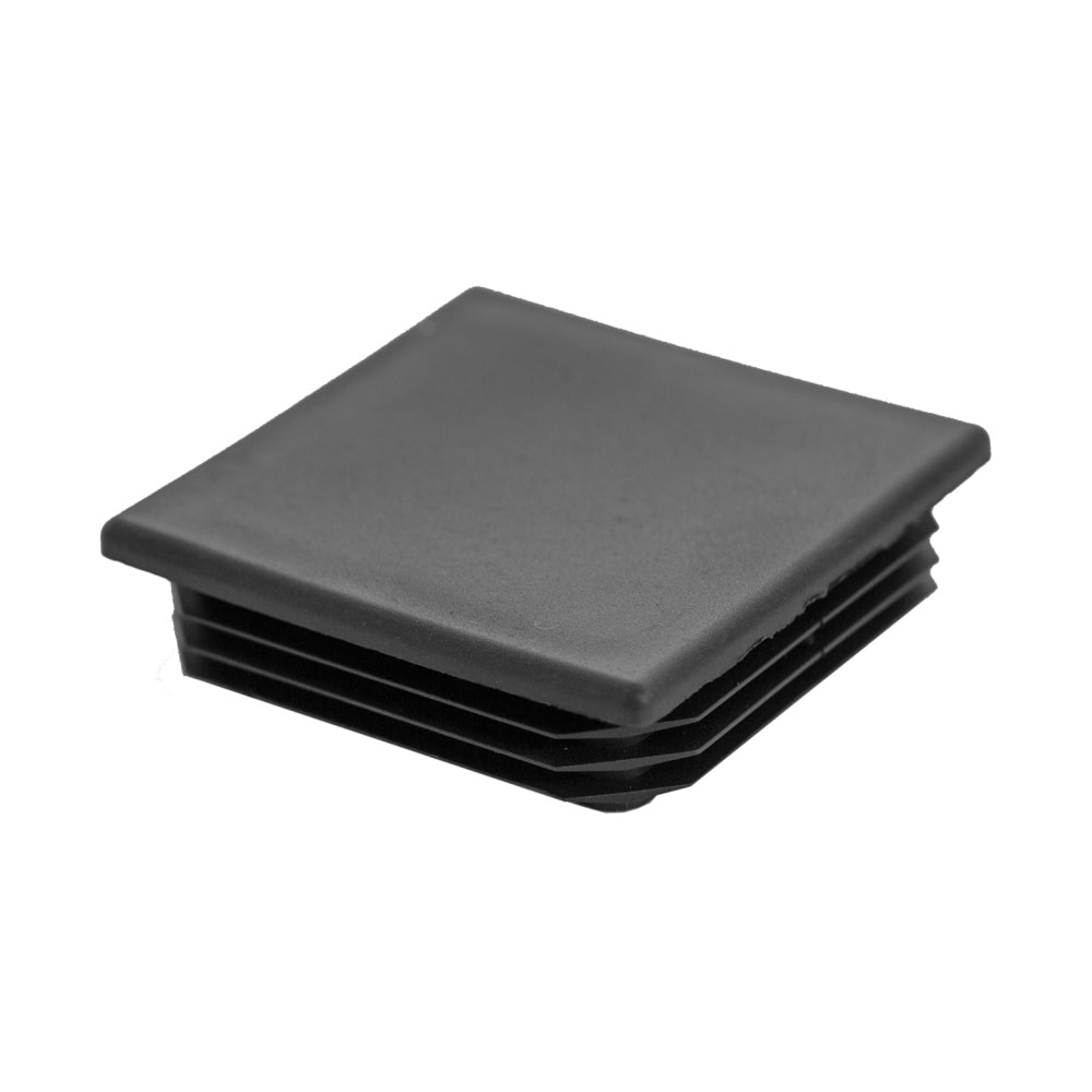 Plus stolpetop sort plast til stålstolpe 8 x 8 cm
