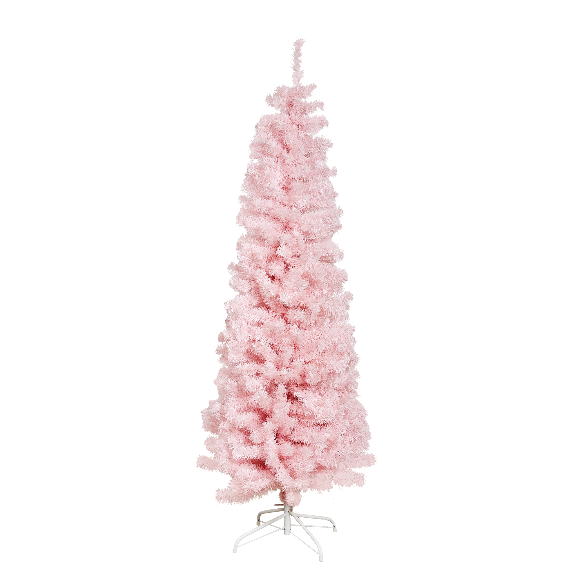 Nordic Winter Bling smalt juletræ med LED lyserød PVC Klasse C 180 x 68 cm