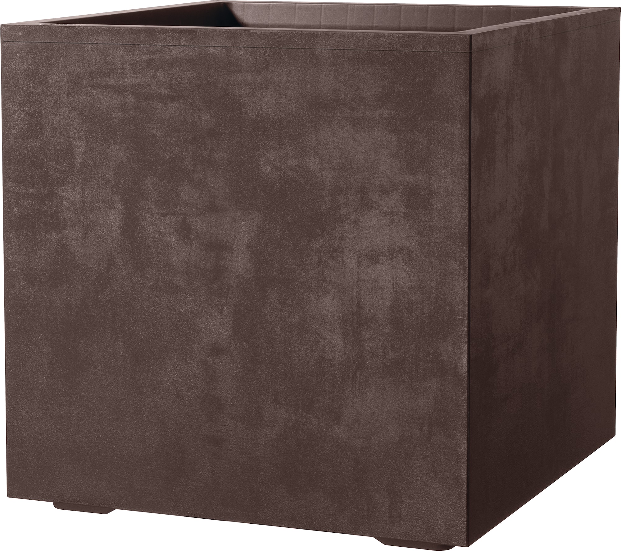 Deroma Millennium krukke firkantet med hjul sandstone L48 x D49 x H49 cm