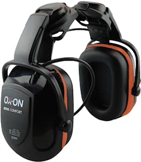 OX-ON BTH1 Comfort høreværn med bluetooth, AUX og mikrofon, til hjelmmontering