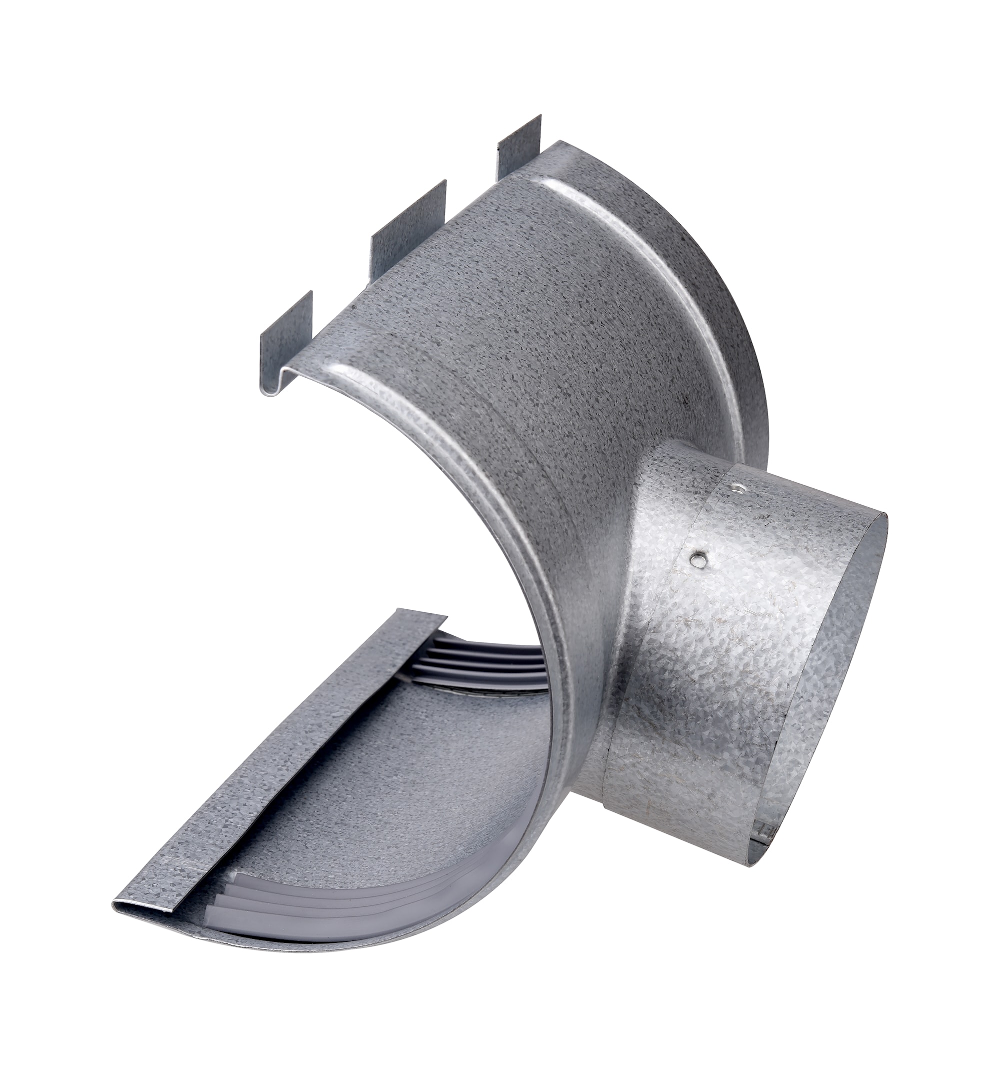 Plastmo Stål Plus tudstykke nr. 11 / 75 mm med gummi