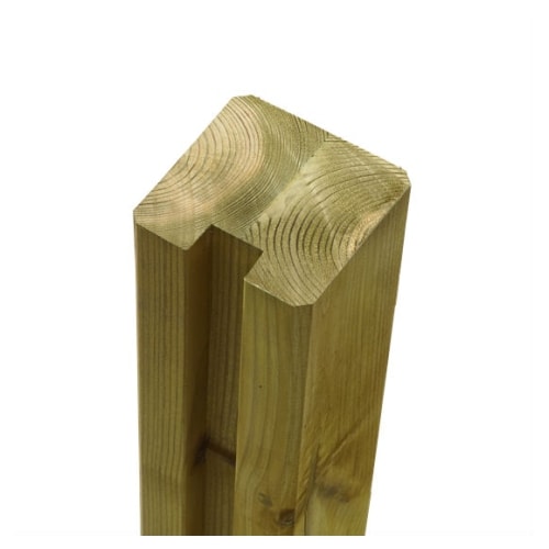 Plus omlimet profilstolpe i trykimprægneret 1 spor 9 x 9 x 268 cm 17759-1