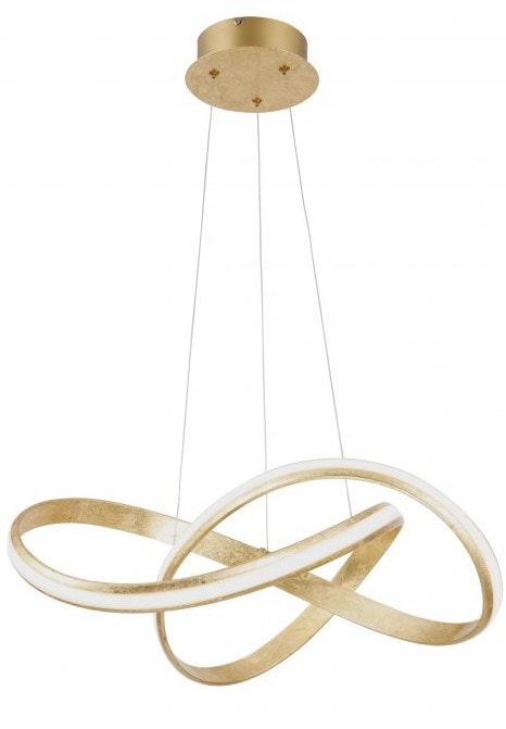 Paul Neuhaus Melinda LED pendel guld dæmpbar Ø57 cm