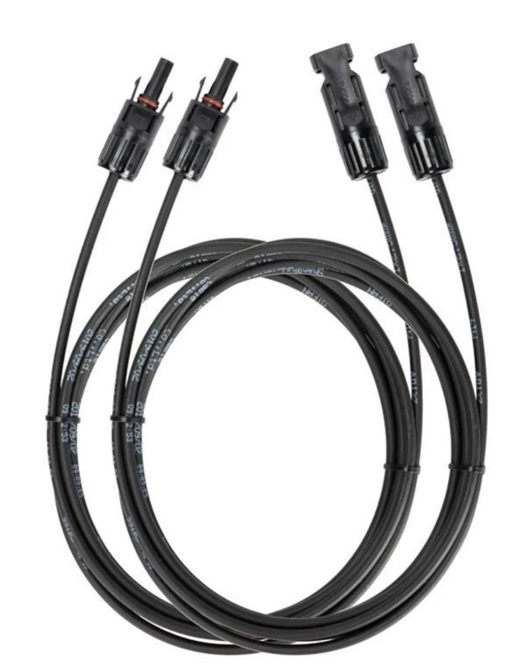 EcoFLow MC4 forlængerledning til solpaneler 3 meter