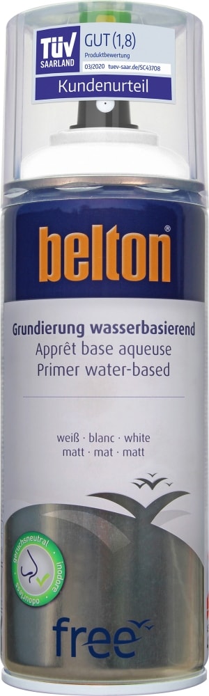 Belton Free mat primerspray hvid
