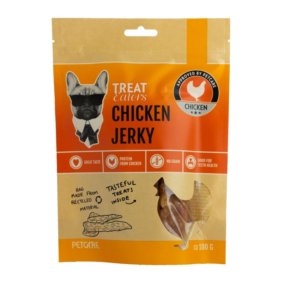 Treateaters Chicken Jerky hundesnack med kylling 180 gram