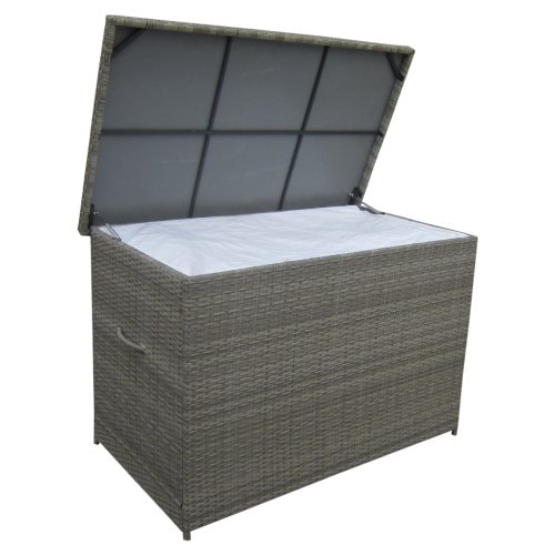 Venture Design Amazon hyndeboks i grå kunstflet 150 x 90 x 100 cm