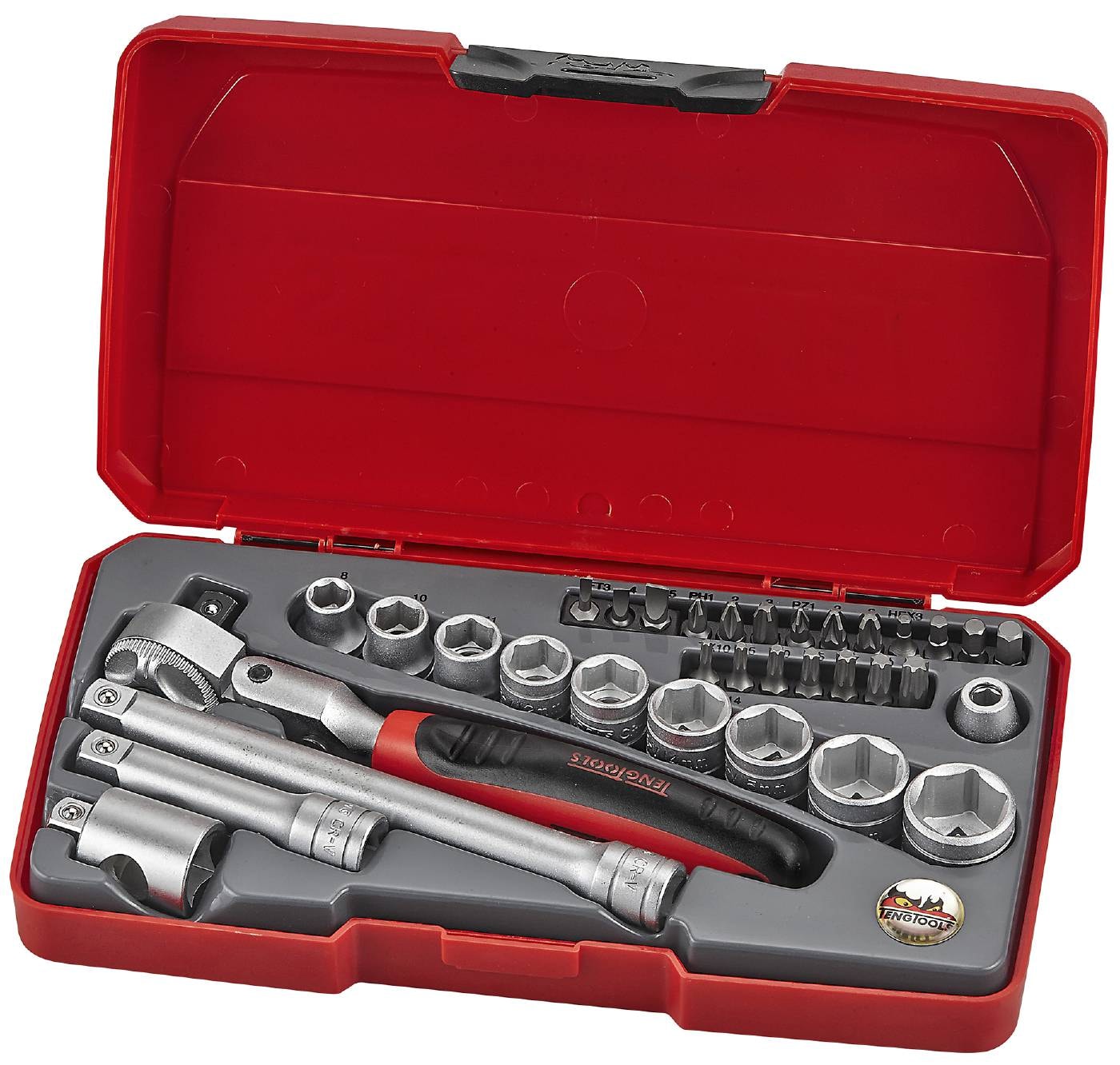 Teng Tools T3834S topnøglesæt 3/8" 34 dele