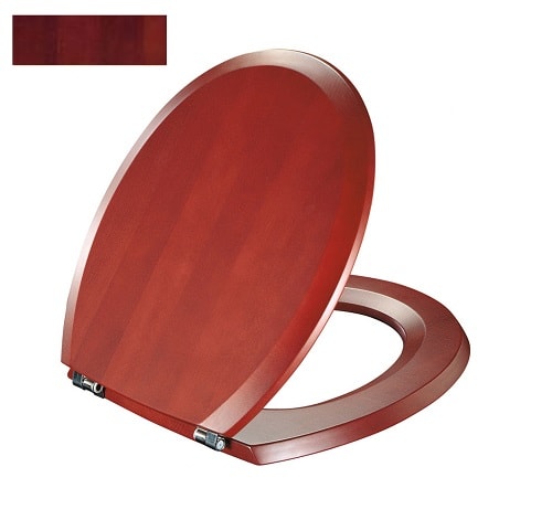 Pressalit Selandia 522 toiletsæde i mahogni/mørktfarvet træ