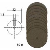 Proxxon skæreskiver 22x0,7 u/hold.Proxxon nr. 28812