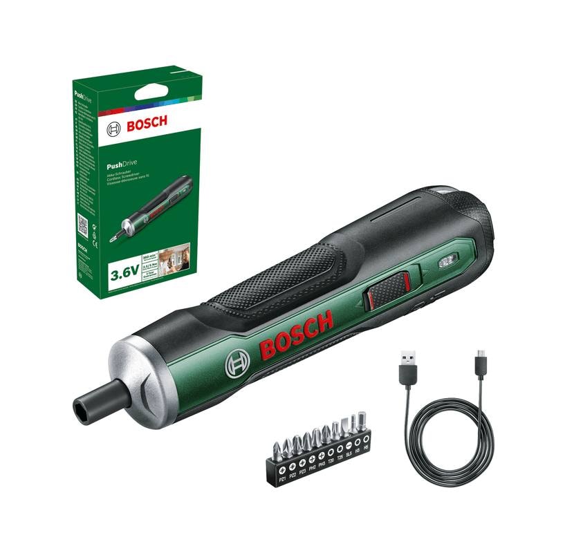 Bosch DIY Akkuskruemaskine Pushdrive 3,6V Karton