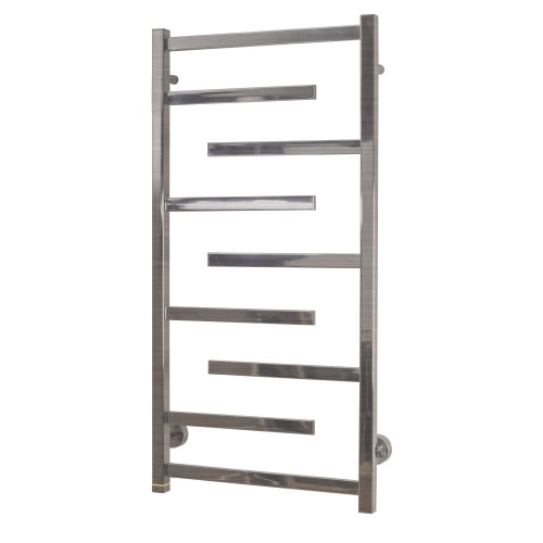 Kriss Luna elektrisk håndklædevarmer i børstet stål 1000 x 500 mm 60 watt