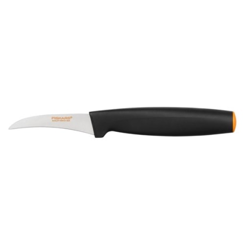 Fiskars Functional Form krum urtekniv med soft-grip 7 cm