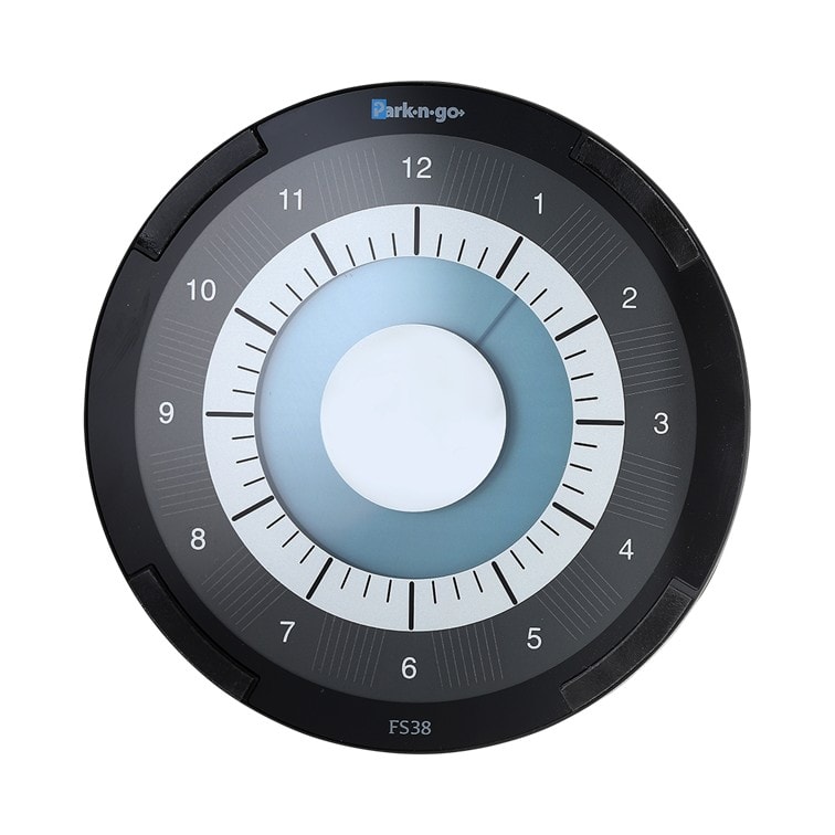 Parkngo Eco p-skive i sort/sølv