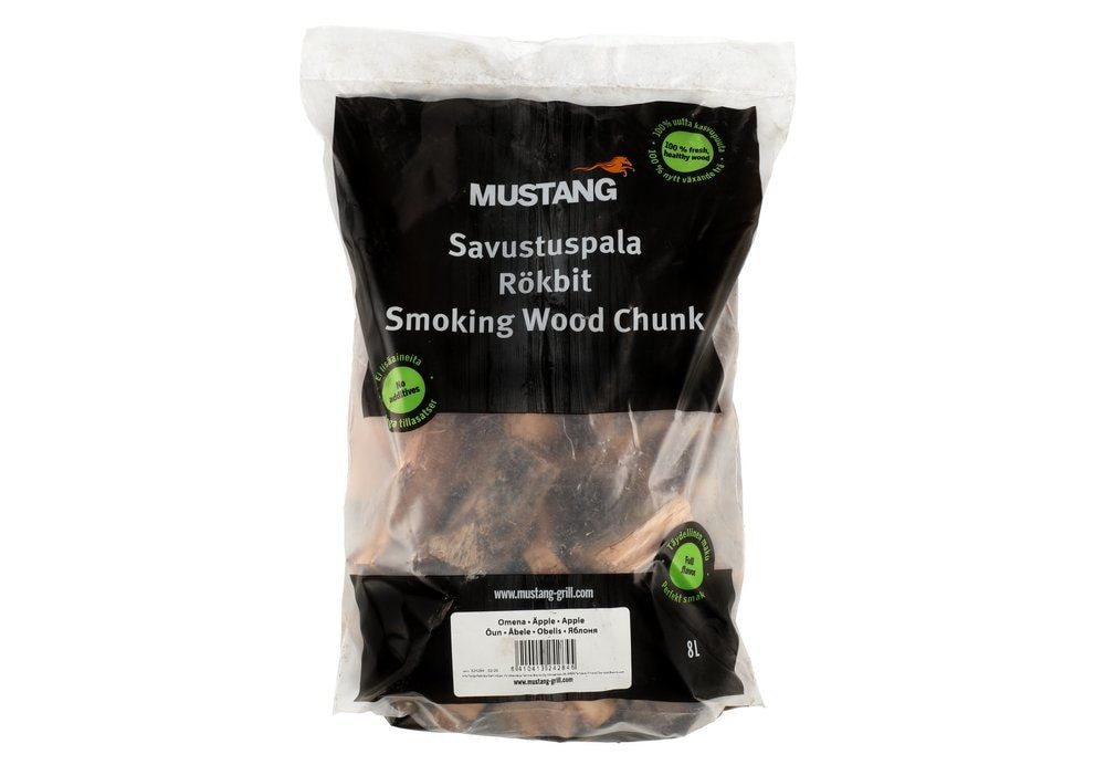 Mustang røgstykker æble 8L