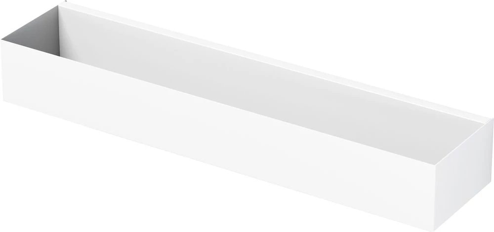 Kriss Athena væghylde i matsort, aftagelig 500 mm