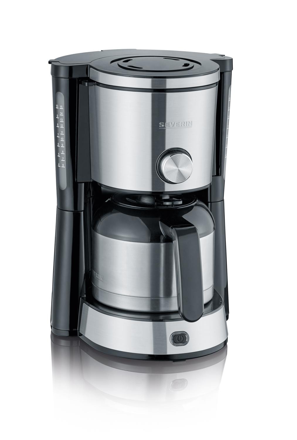 Severin Aroma Select KA 4845 termokaffemaskine 8 kopper rustfri 1000W