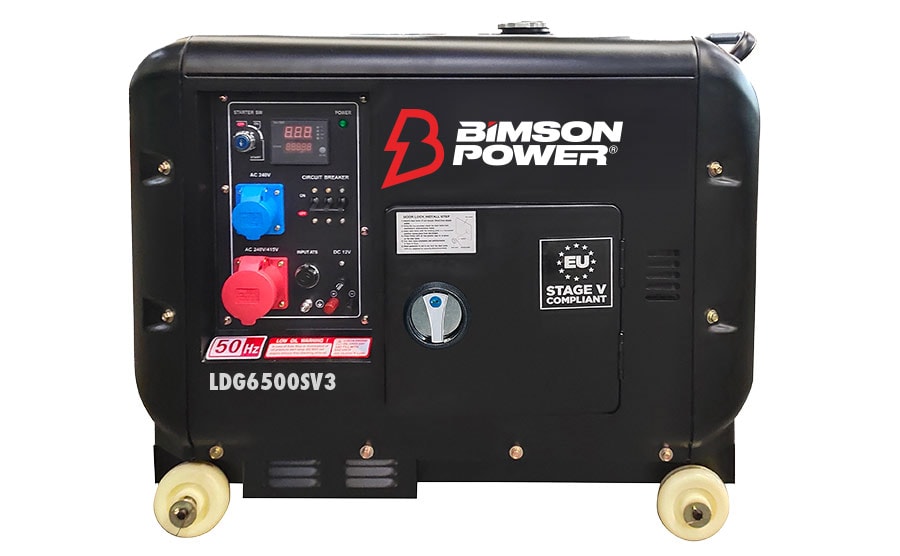 Bimson Dieselgenerator 5.5kW 3-faset, ATS