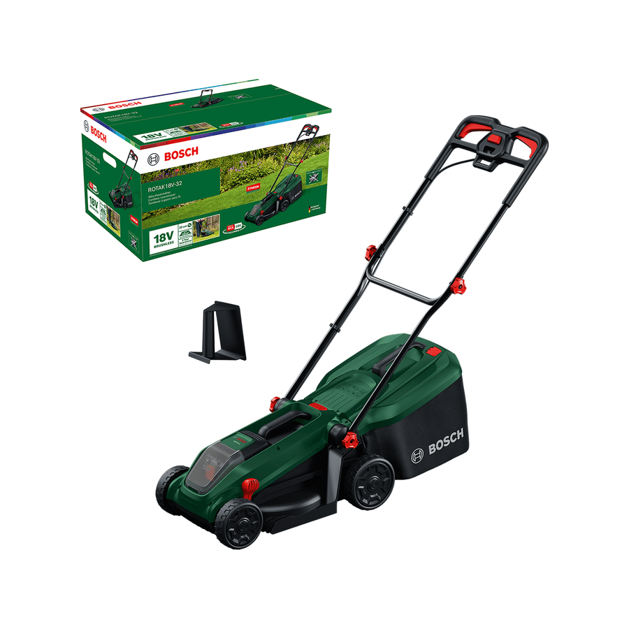 Bosch DIY plæneklipper Rotak 18V-32 uden batteri og lader