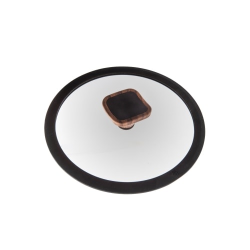 Maku grydelåg i glas med silikonekant Ø24 cm