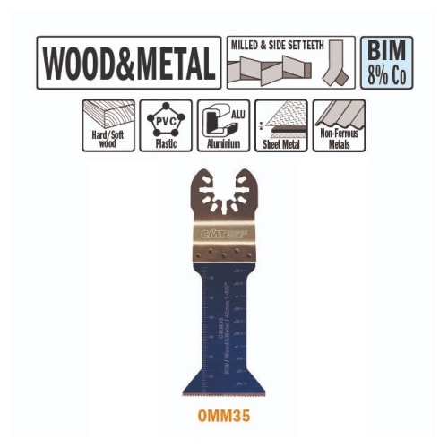 CMT Multicut BIM klinge til træ og metal 42 mm 5 stk.