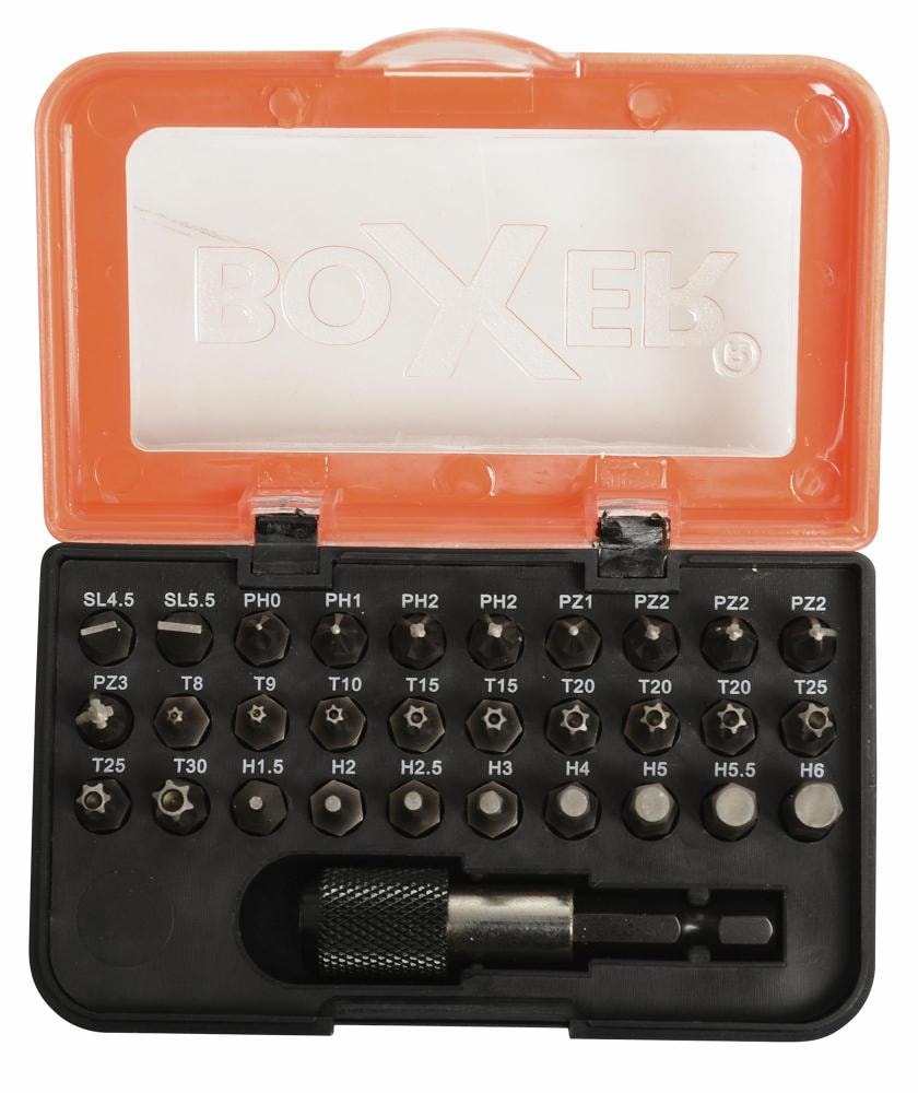 Boxer bitssæt S2 stål 31 dele