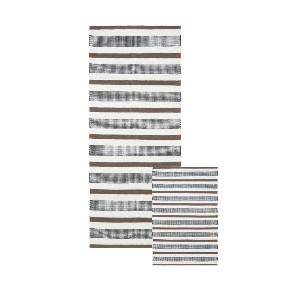 Svanefors Neo gulvtæppe i nougat 60 x 90 cm