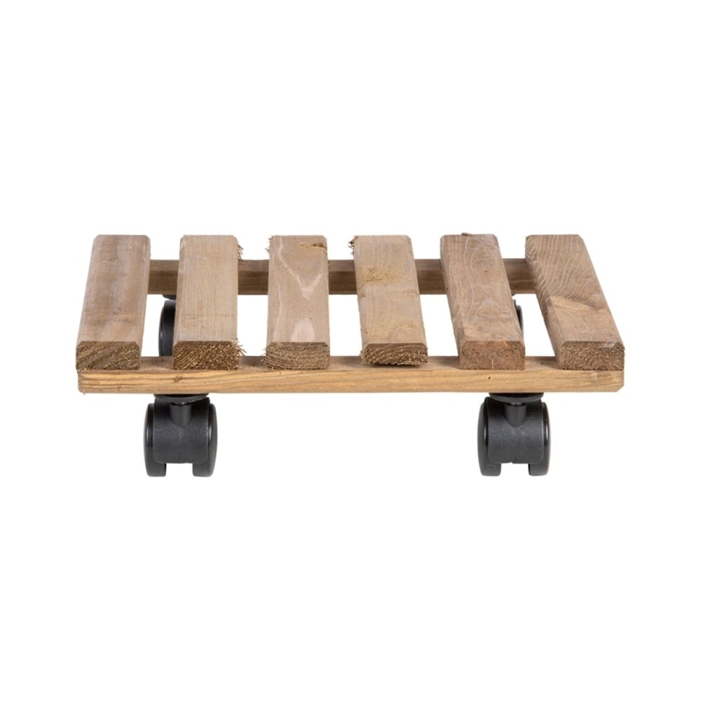 Esschert Design trolley brun firkantet til krukker og planter