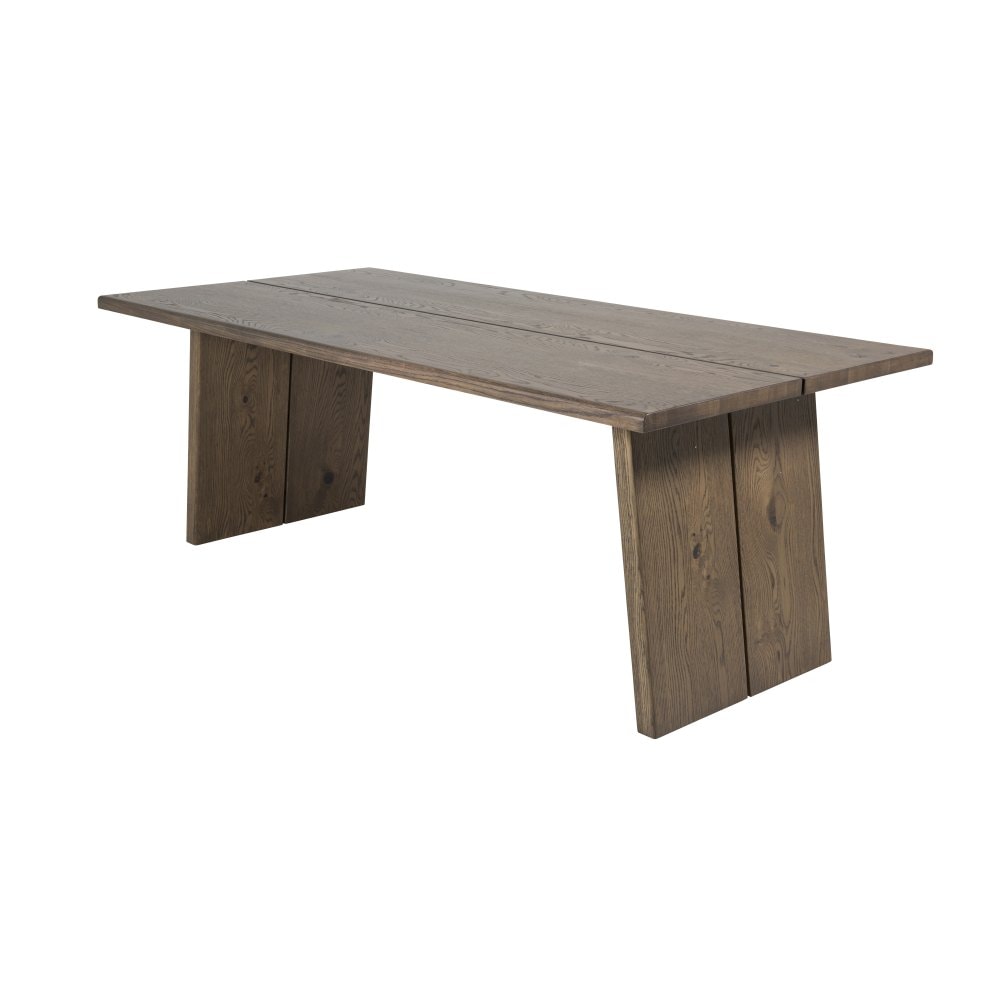 Venture Design Logger spisebord i røget eg 210 x 100 cm