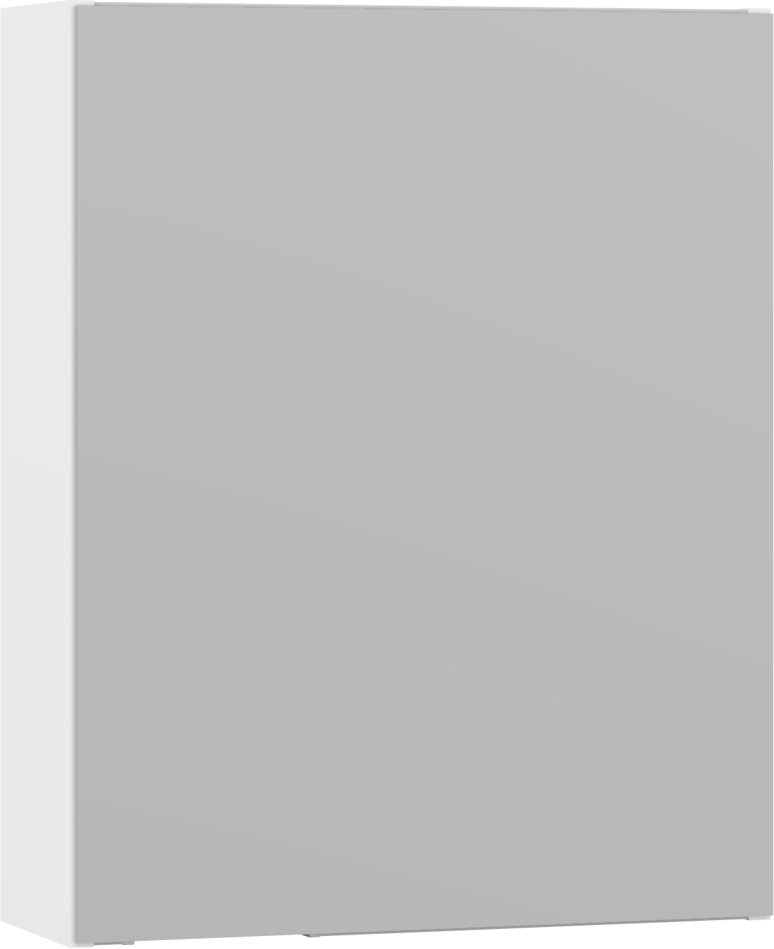 Scanbad Multo Select spejlskab i sort struktur 2 låger 50 cm