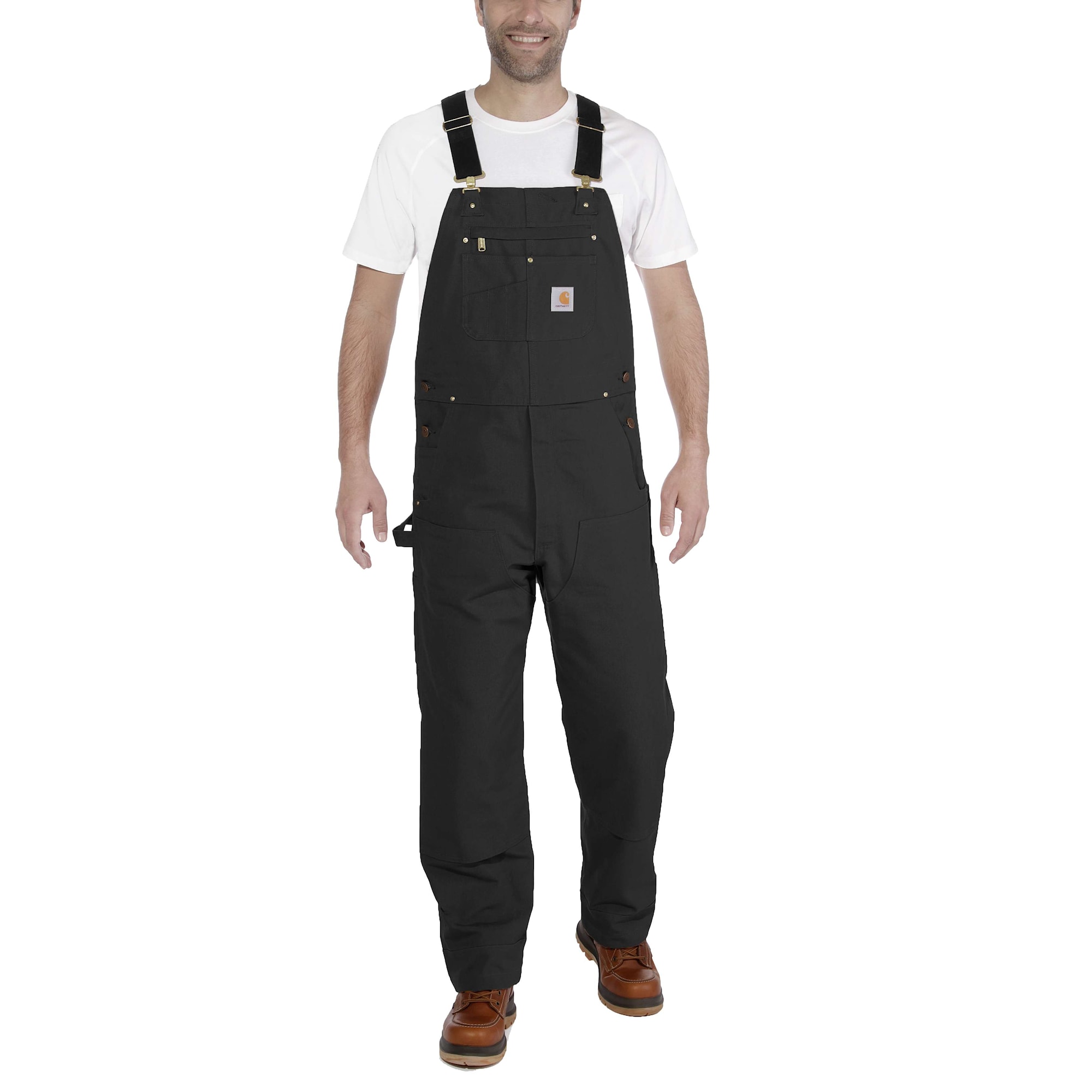 Carhartt Bib Suspender Pants Men Black W50/L32