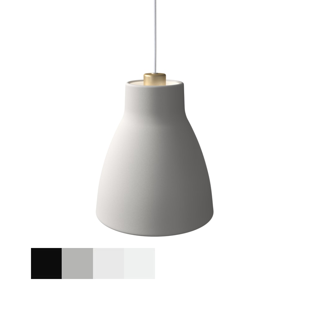 Belid Gong pendel sort struktur/guld E27 Ø25 cm