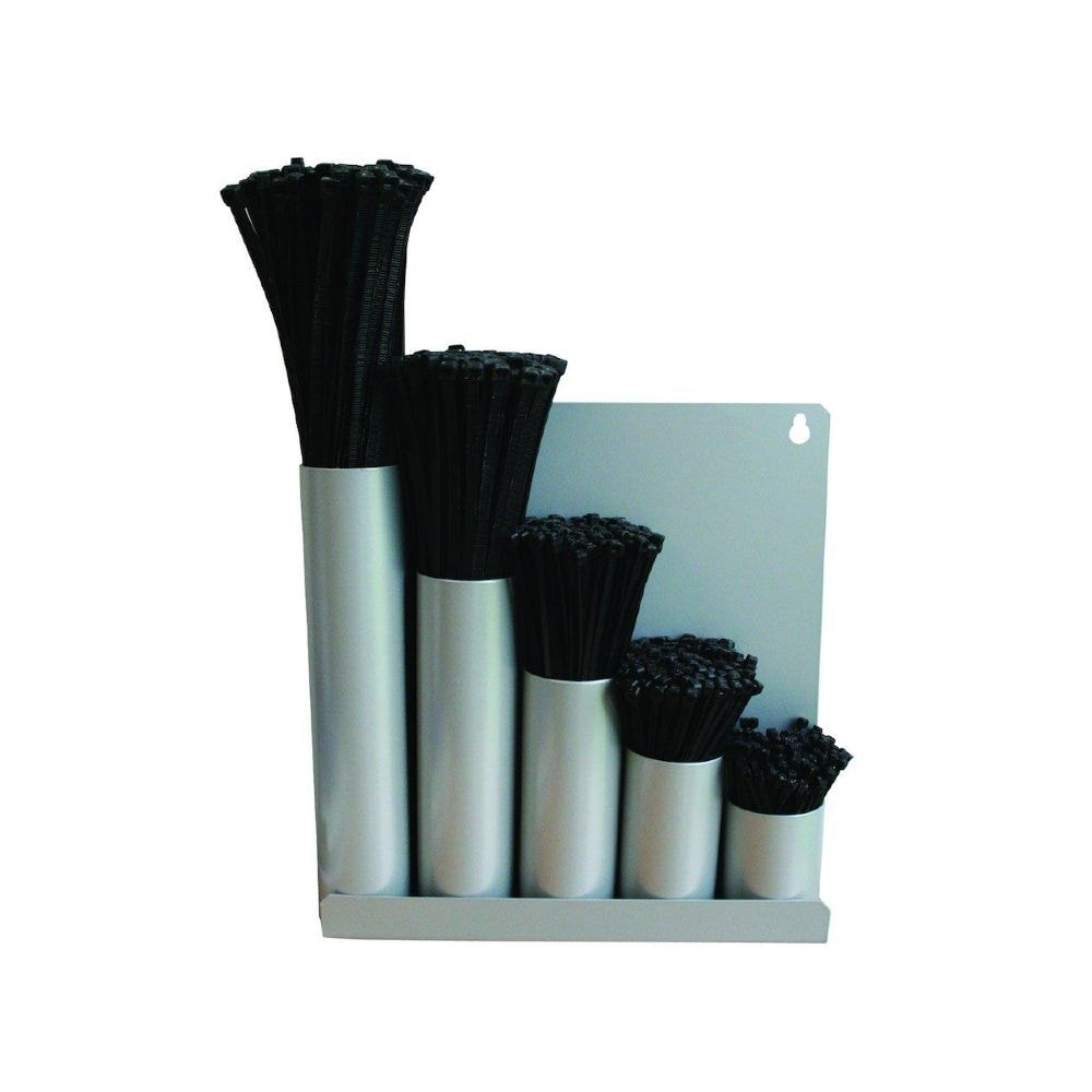 Flowconcept kabelbindersortiment ass. i vægholder 500 stk.