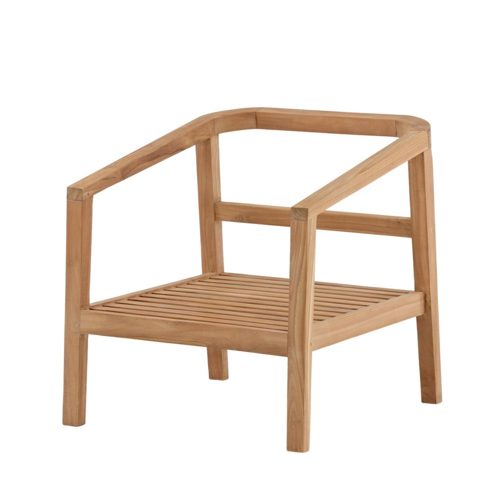 Venture Design Kenya loungestol i teak med armlæn