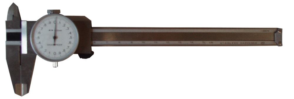 Hawk Skydelære m/måleur 0-150 mm