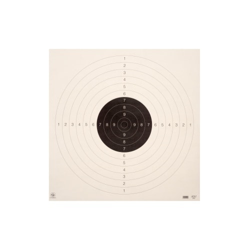 Atom Outdoors målskive til luftpistol 55 x 55 cm 10 stk.