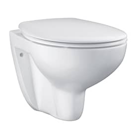 Grohe Bau Ceramic væghængt toilet rimless med toiletsæde softclose/quick release