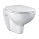 Grohe Bau Ceramic væghængt toilet rimless med toiletsæde softclose/quick release