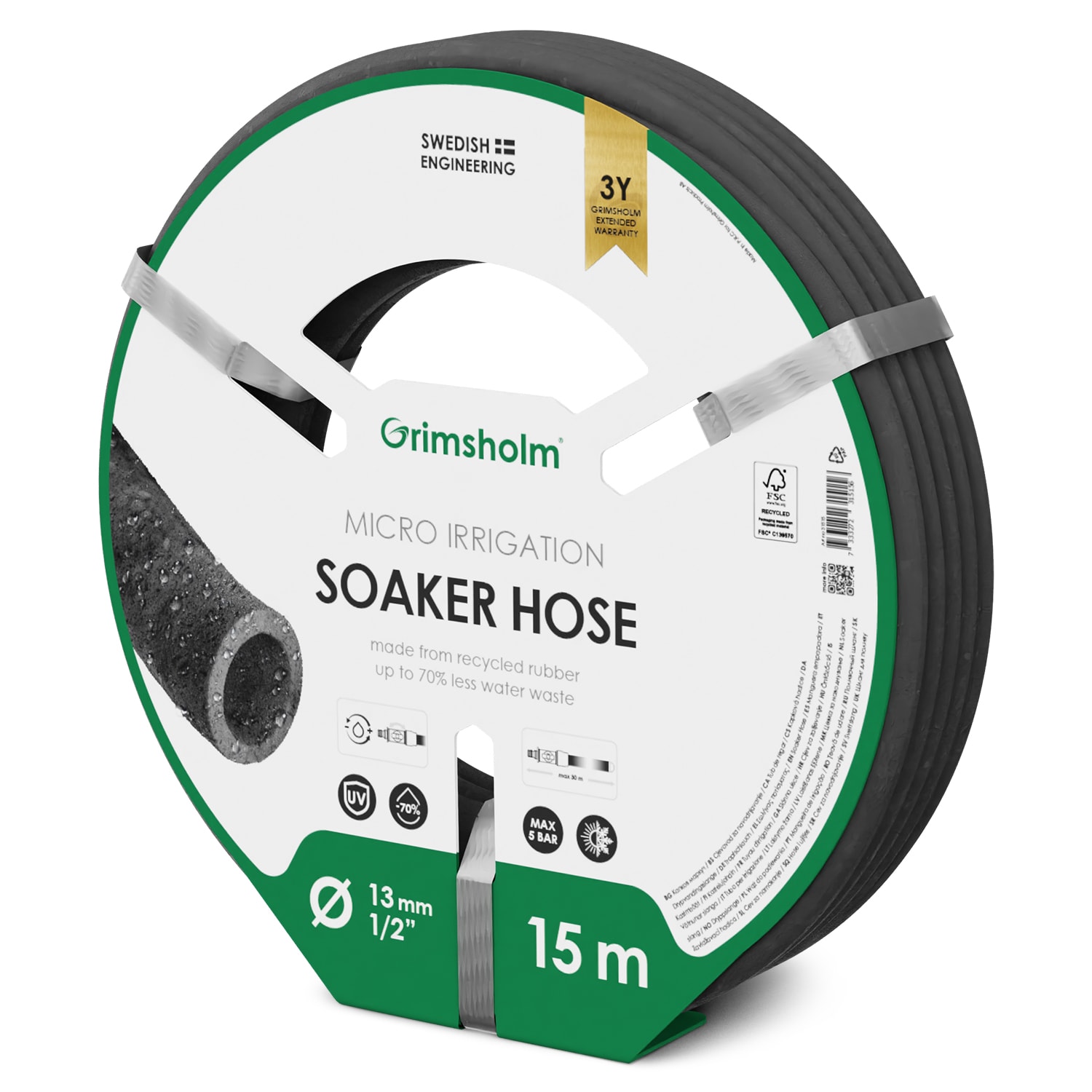 Grimsholm Soaker hose - Hedge & Plant row (15 m)