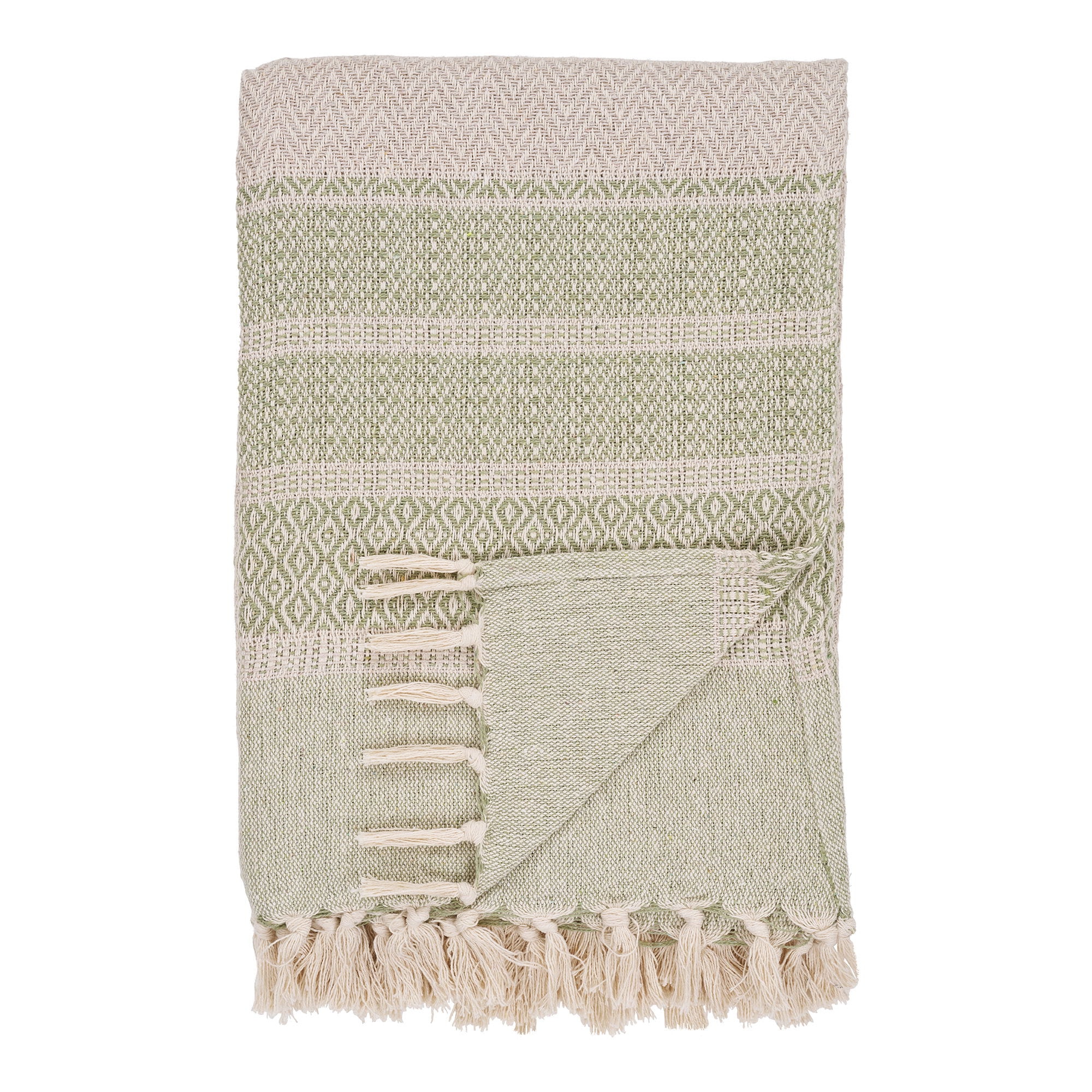 House Nordic Manisa plaid, grøn 130 x 180 cm