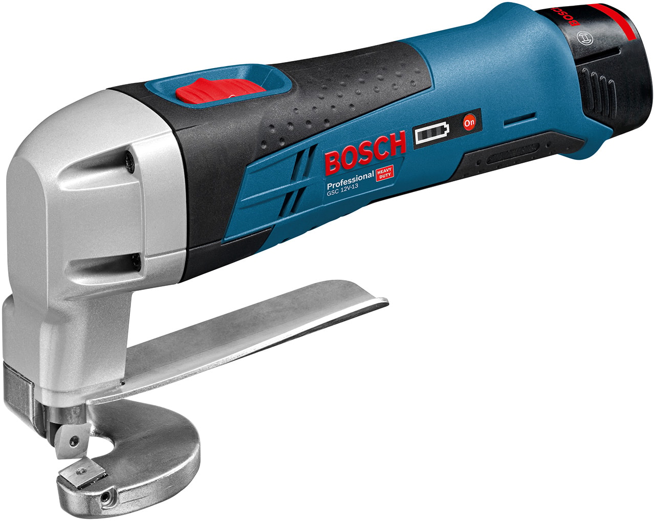 Bosch pladesaks GSC 10,8 v-li inkl. 2 x 2,0 Ah akku/lader