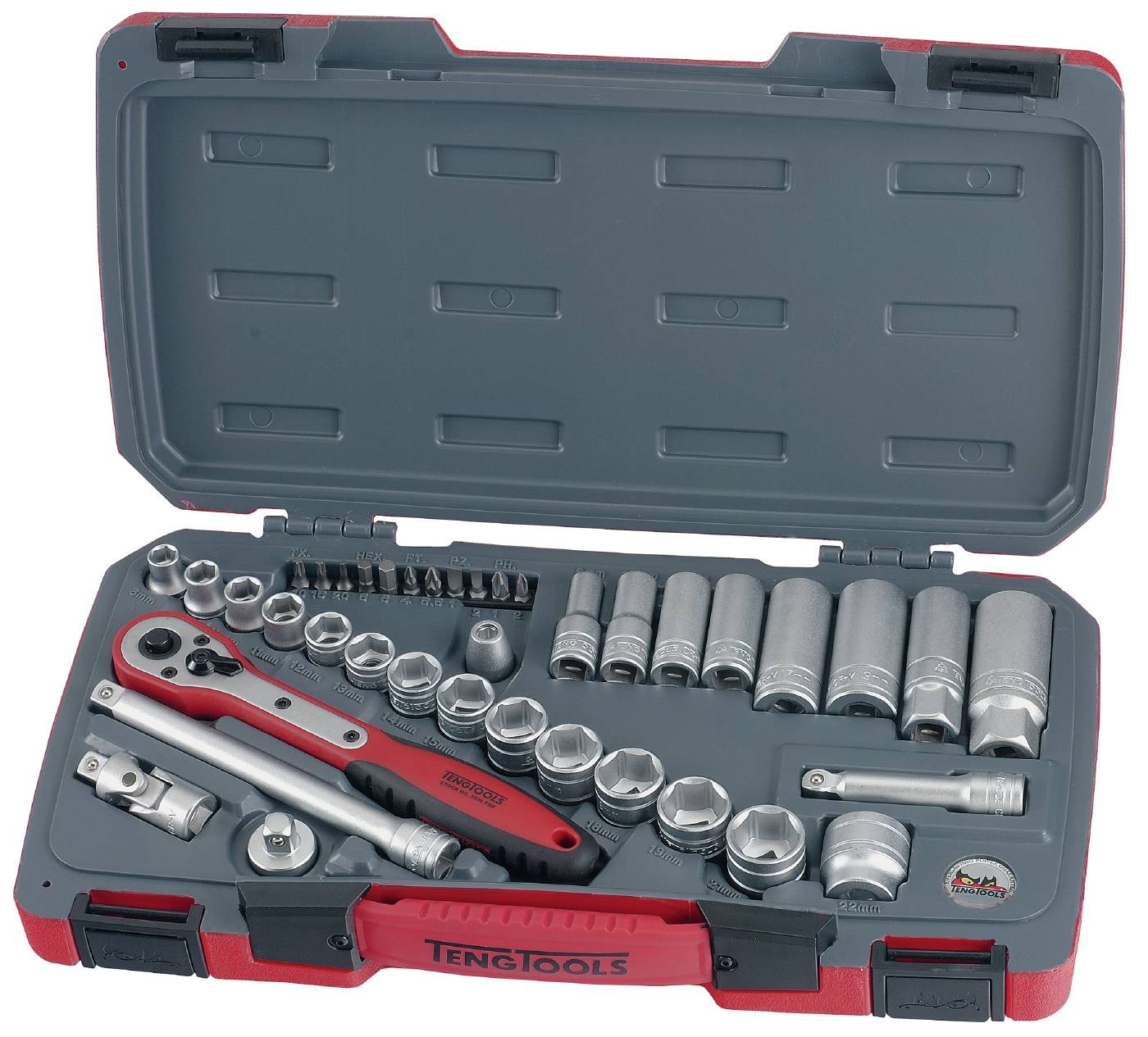 Teng Tools T3839 topnøglesæt 3/8" 39 dele